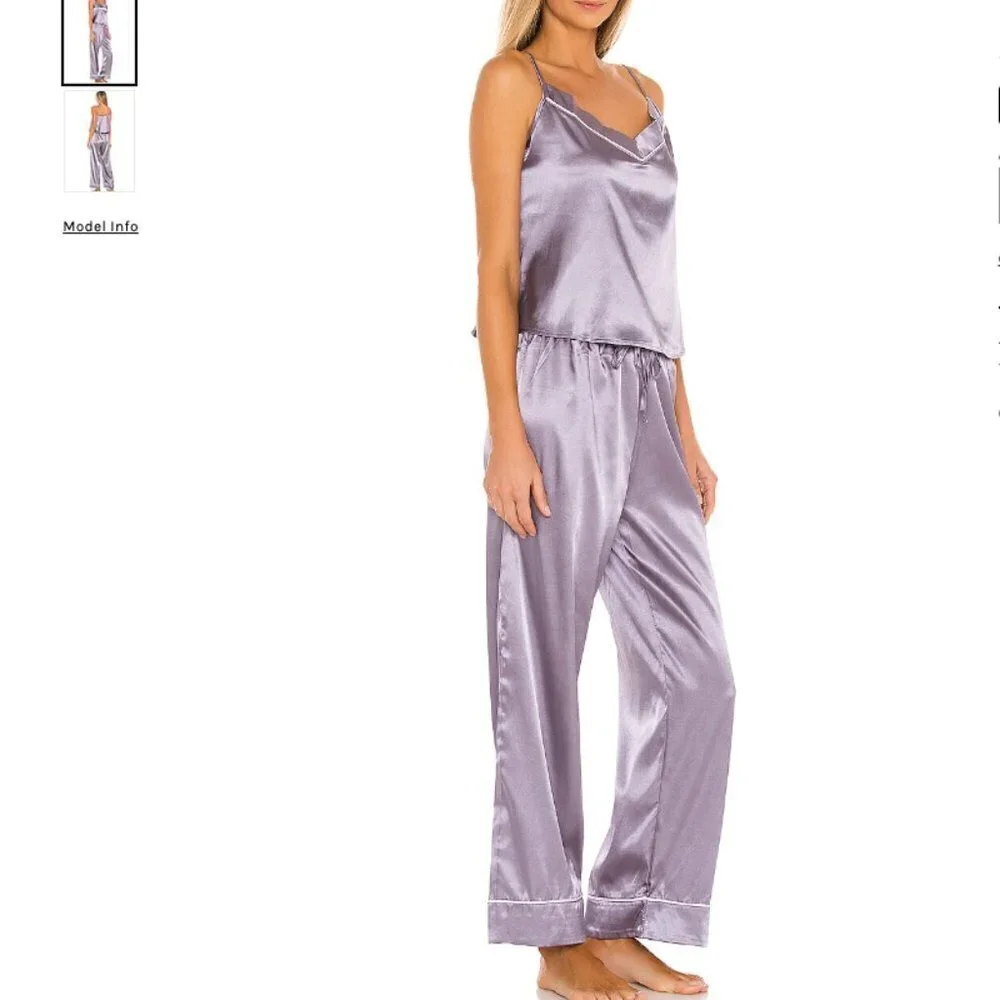 NWOT Revolve | Lovers + Friends Madison PJ Set | Lilac | Size XL - Picture 1 of 6